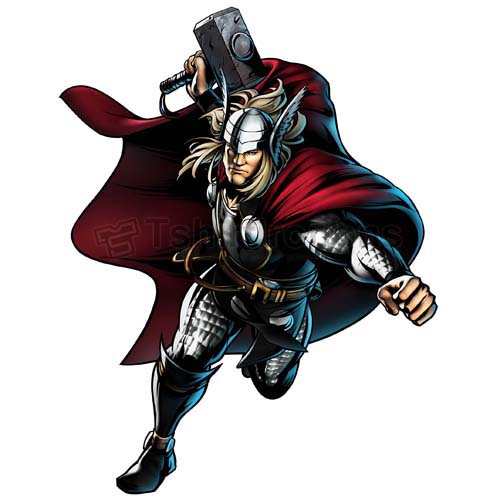 Thor T-shirts Iron On Transfers N4694 - Click Image to Close